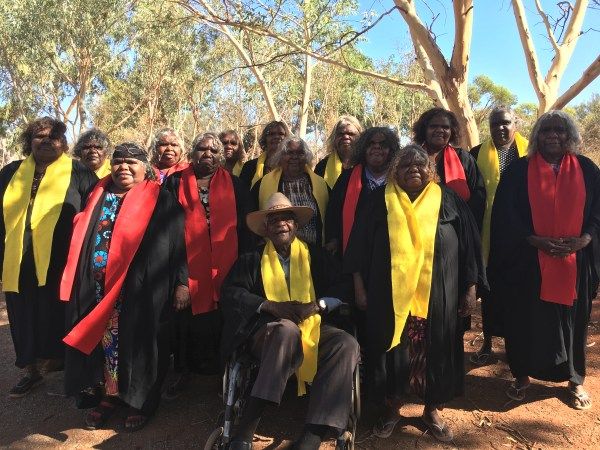 Some of the APY CHOIR Members Rehearsal